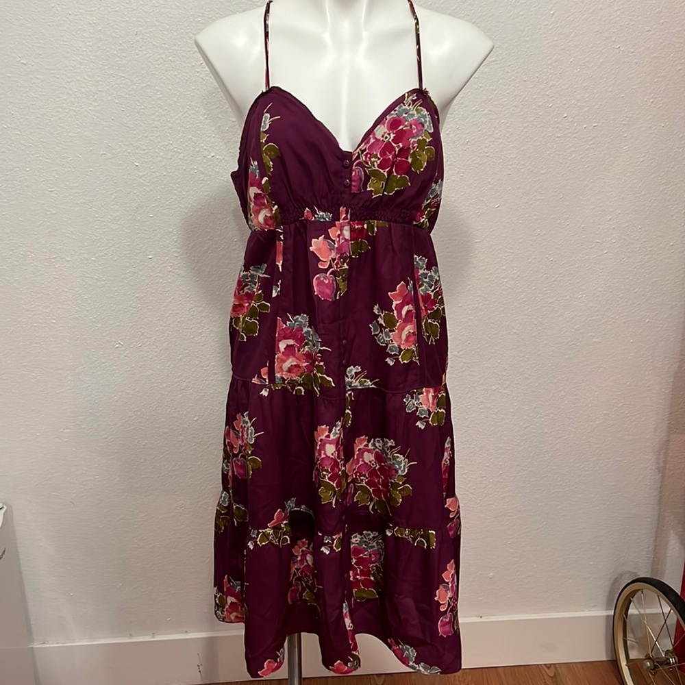 American Eagle Outfitters Purple Floral Dress